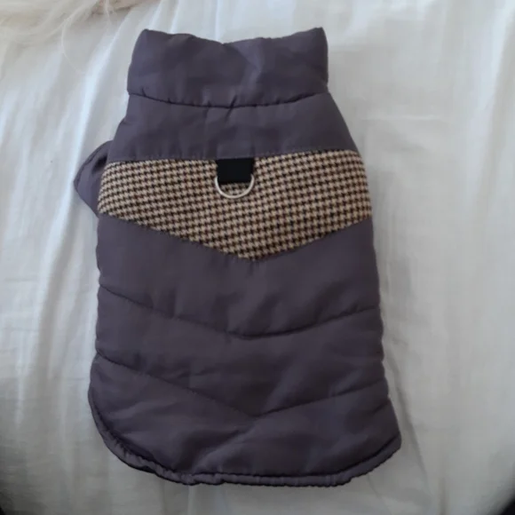 TINY DOG RAIN WARM PADDED COAT NEW WITHOUT TAGS - Picture 3 of 5